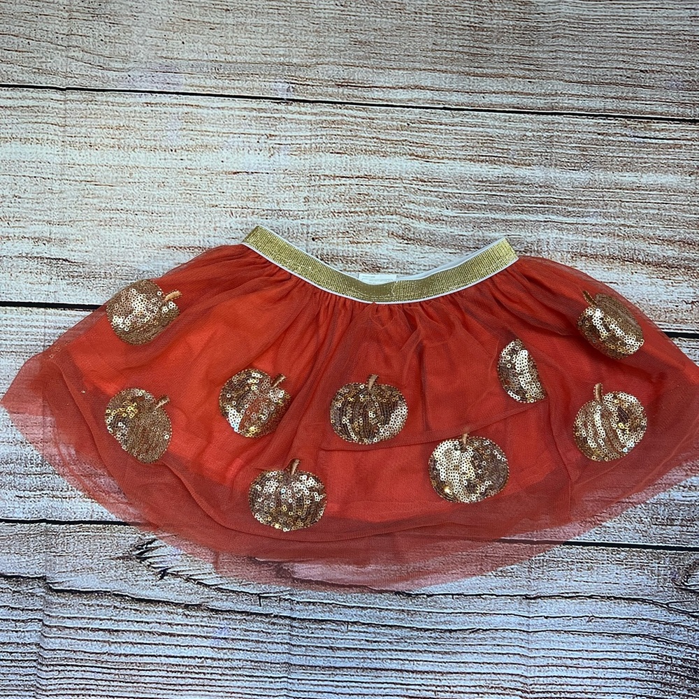 Sweet Wink Pumpkin Tutu Skirt 2-4years